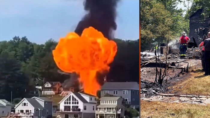 Flames Soar and 'Boom'… Residential Area Left in Chaos After Explosion
