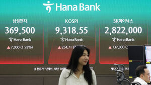 KOSPI Surges Over 2% to Break 9,300, Hits New Intraday High