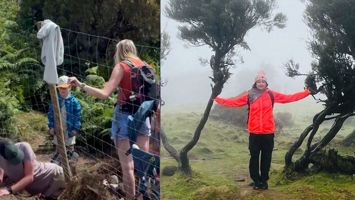 Going to Extremes for the 'Perfect Shot': Tourists Crawl Under Fences