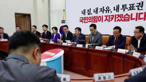 "잘해서 지지율 오른 게 아냐"&hellip;장동혁 2월 사퇴설에 시끌