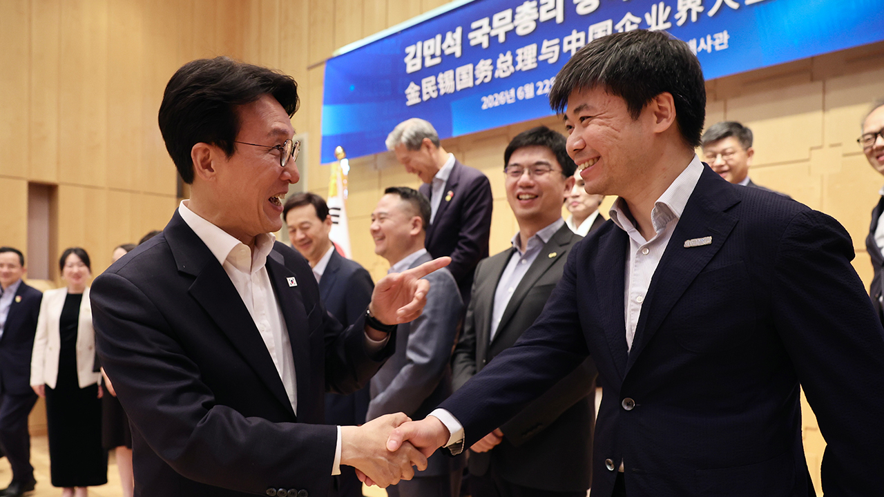 김민석 총리, 베이징 현지서 중국 기업인 만나 "한중, 더 단단해진 길 걸어"