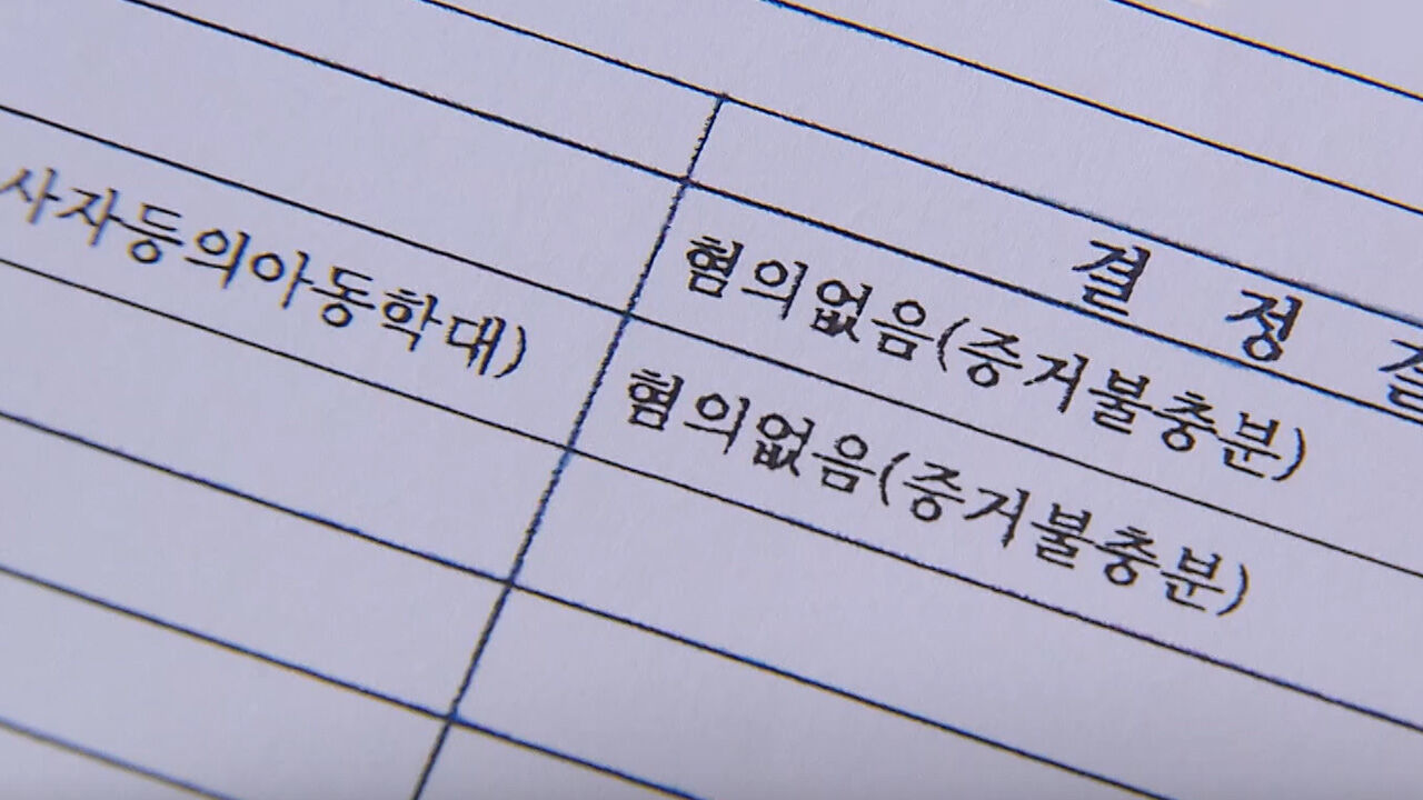 무혐의로 결론
