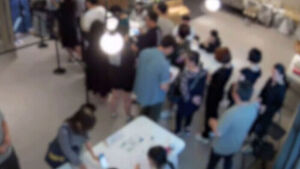 Exclusive: CCTV Footage Shows Chaotic Scenes at Polling Station as Ballots Run Out