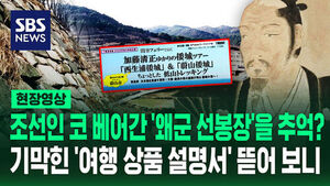 [현장영상] '왜군 선봉장'을 추억?&hellip;기막힌 '여행 상품 소개문'