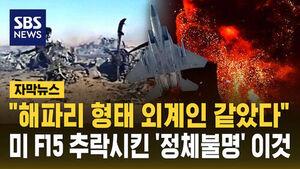 [자막뉴스] "해파리 형태 외계인 같았다"&hellip;미 F15 추락시킨 '정체불명' 이것