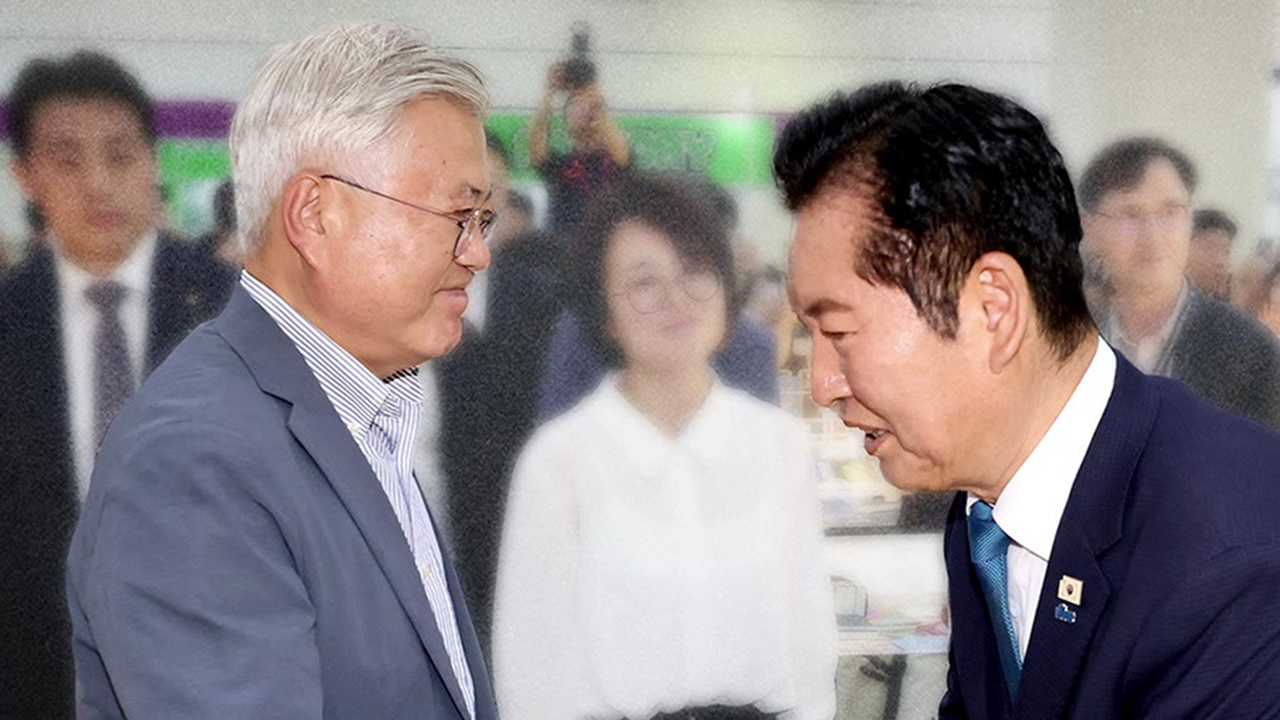 "당심만 볼 것" 사실상 '연임 도전'…문재인 만난 정청래