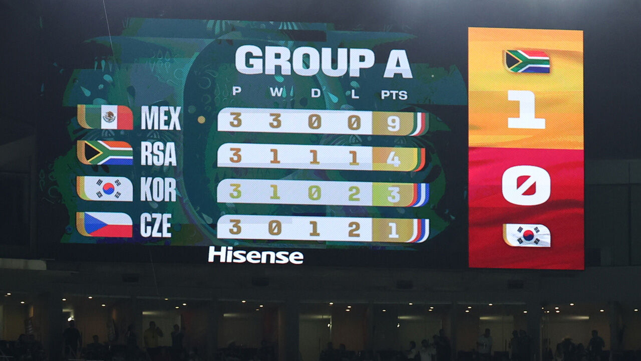 [속보] 홍명보호 남아공에 0-1 져 조 3위…32강 자력진출 실패