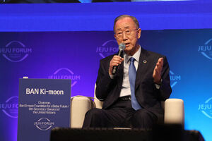 Ban Ki-moon: "No Country Can Survive Alone... U.S. Must Return to International Organizations"
