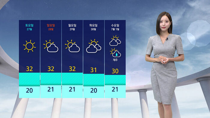[날씨] 초여름 날씨 이어져&hellip;동쪽 지역 소나기 주의