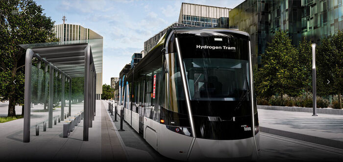 Hydrogen tram
