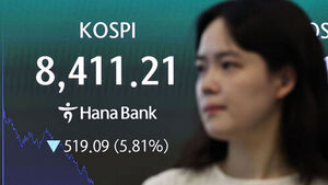 사이드카에 서킷브레이커&hellip;코스피 8,400선으로 후퇴