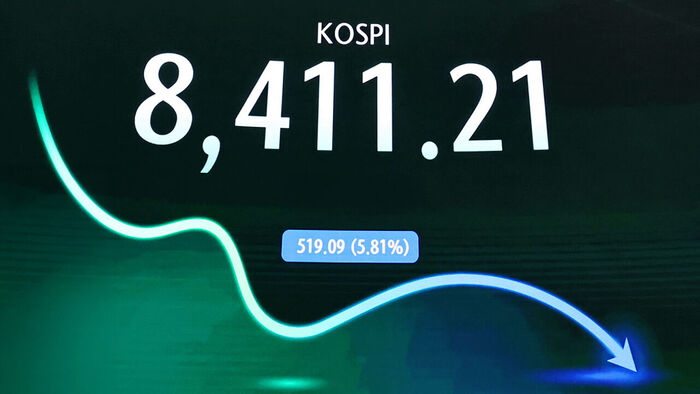 이번 주 두 번 멈춘 코스피&hellip;또 5.8% 급락