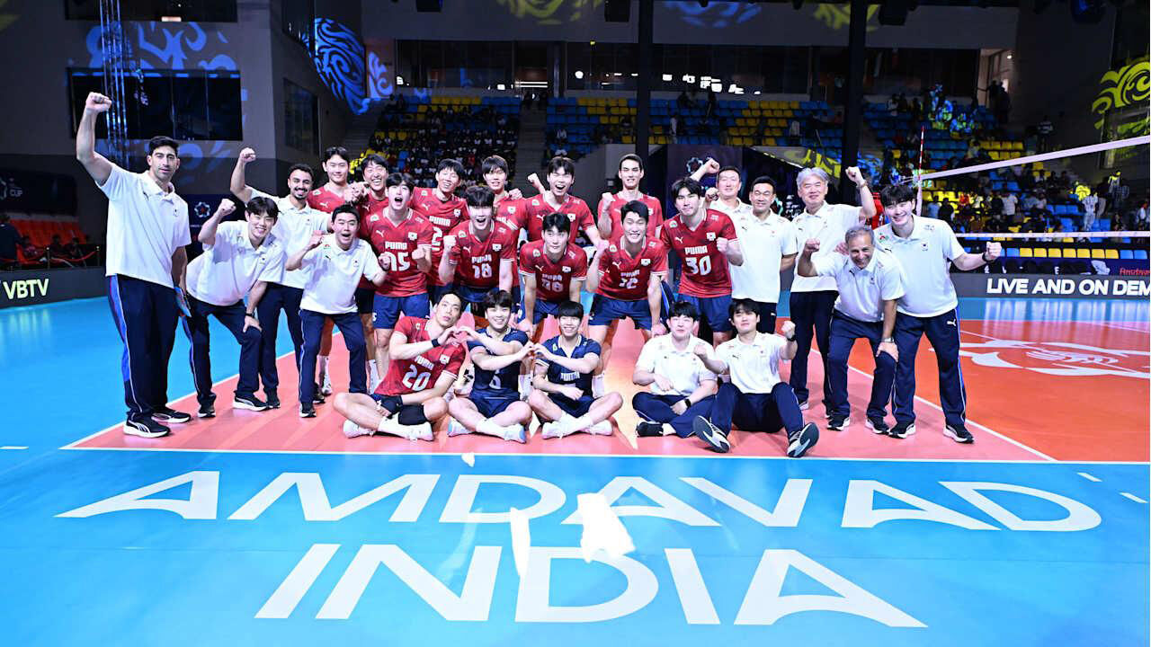 남자배구, 카타르 제압…조 1위로 AVC컵 4강행