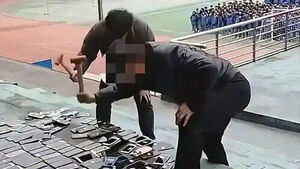 Chinese School Sparks Controversy After Teachers Smash Over 100 Student Phones with Hammers