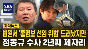 Court Finds Illegalities in Hong Myung-bo's Appointment, Yet Chung Mong-gyu Investigation Stalls for Two Years
