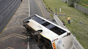 16 Dead, 20 Injured in Bus Crash on South African Highway