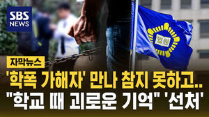 [자막뉴스] 학폭 가해자 만나 참지 못하고&hellip;"학교 때 괴로운 기억" '선처'