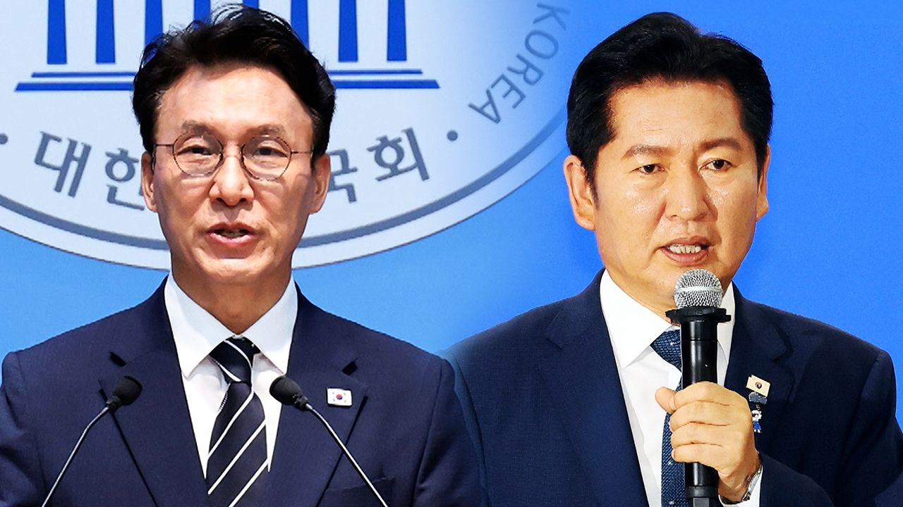 김민석 "자기 정치로 혼선" vs 정청래 "네거티브 안 해"