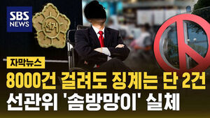 [자막뉴스] 8000건 걸려도 징계는 단 2건&hellip;선관위 '솜방망이' 실체