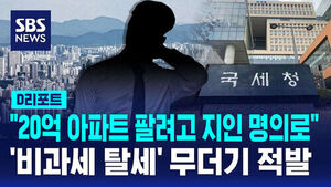 [D리포트] "20억 아파트 팔려고 지인 명의로"&hellip;'비과세 탈세' 무더기 적발