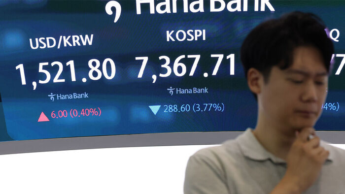 코스피&middot;코스닥 잇따라 매도 사이드카&hellip;양 시장 5%씩 하락세
