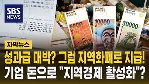 [자막뉴스] 성과급 대박? 그럼 지역화폐로 지급!&hellip;기업 돈으로 "지역경제 활성화"?