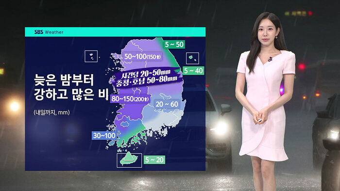 [날씨] 호우 예비특보&hellip;충청&middot;호남 지역 '최대 200mm'