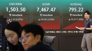 코스피 상승폭 줄어 강보합 7,300선&hellip;코스닥 800선 회복