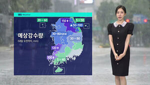 [날씨] 중부 지방 강한 비, 주말부터 폭염 기승