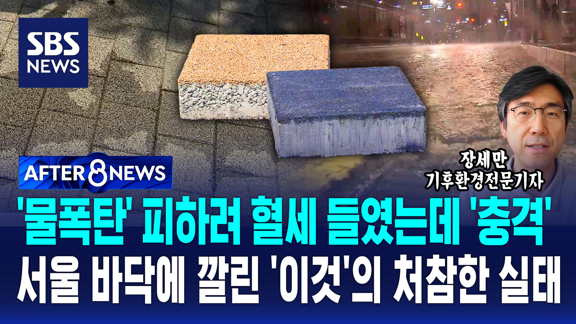 [AFTER 8NEWS] '물폭탄' 피하려 혈세 들였는데 '충격'…서울 바닥에 깔린 '이것'의 처참한 실태