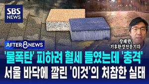 [AFTER 8NEWS] '물폭탄' 피하려 혈세 들였는데 '충격'&hellip;서울 바닥에 깔린 '이것'의 처참한 실태