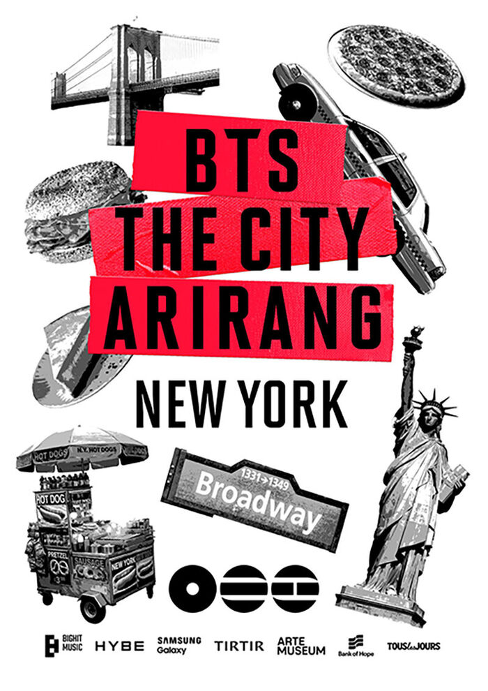 Group BTS 'BTS The City Arirang - New York' poster (Photo: Provided by Big Hit Music, Yonhap News)