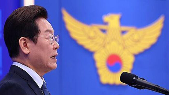 President Lee Jae-myung's speech at the 'Police Day' ceremony (Photo: Yonhap News)