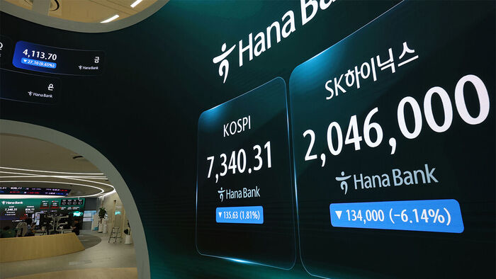 코스피 장중 4%대 급락&hellip;유가증권시장 매도 사이드카 발동