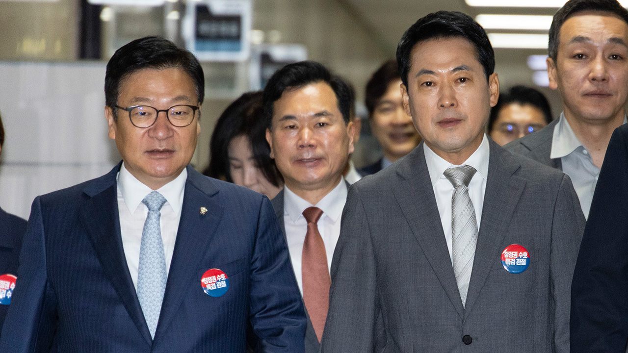 정점식 만난 국힘 중진 '상임위 보이콧 계속' 공감대