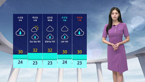 [날씨] "체감 33도 이상"&hellip;밤부터 전국 곳곳 비
