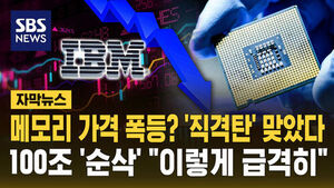 [자막뉴스] 메모리 가격 폭등? '직격탄' 맞았다&hellip;100조 '순삭' "이렇게 급격히"