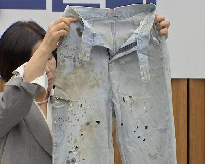 Roundhouse kick case / Jeans evidence