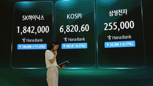 반도체 또 출렁&hellip;삼전 8.8%&middot;하닉 11.5% 급락 마감