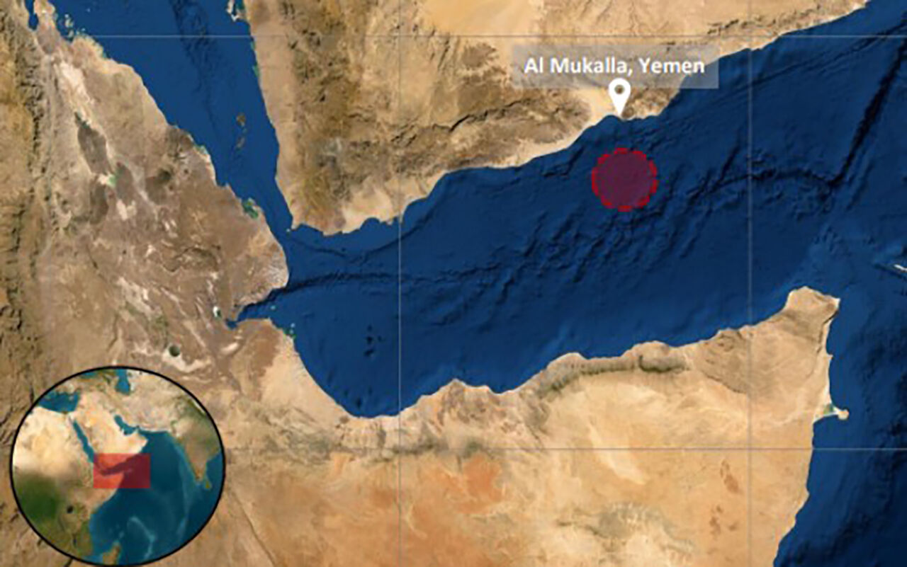 Location of the unauthorized boarding of an oil tanker on the 17th (local time) (Photo: Provided by UKMTO, Yonhap News)