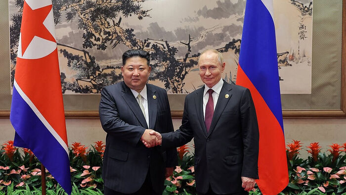 North Korean leader Kim Jong Un and Russian President Vladimir Putin