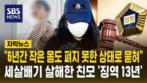 [자막뉴스] "6년간 작은 몸도 펴지 못한 상태로 묻혀"&hellip;세 살배기 살해한 친모 '징역 13년'