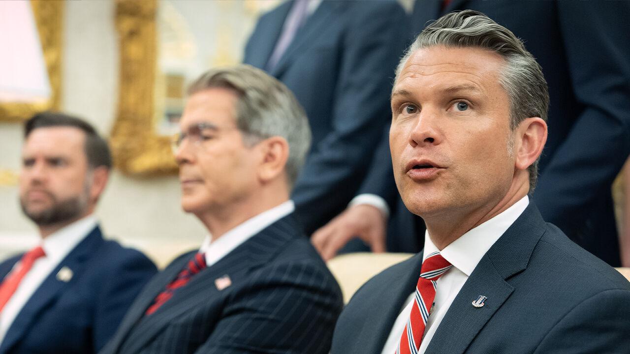 Defense Secretary Pete Hegseth, who attended the U.S.-Lebanon summit at the White House on July 21 (local time)