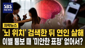 [자막뉴스] '뇌 위치' 검색한 뒤 연인 살해&hellip;이별 통보 때 '미안한 표정' 없어서?