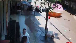 Streets Flooded With Muddy Water Despite No Rain