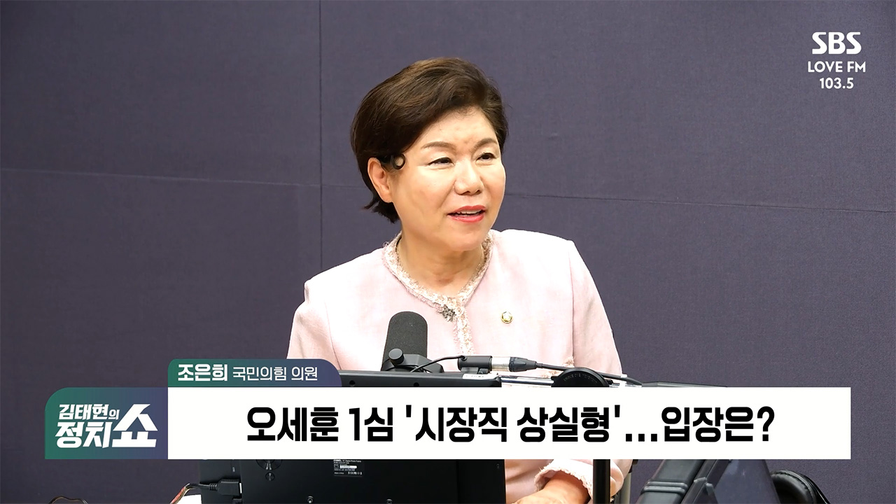 [정치쇼] 조은희 "이재명 부동산정책, 문재인의 길 똑같이 가고 있어…부동산토론회 핵심은 증세"