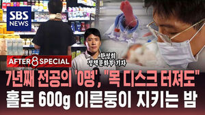 [AFTER 8 SPECIAL] 7년째 전공의 '0명', "목 디스크 터져도&hellip;홀로 600g 이른둥이 지키는 밤  / SBS / AFTER 8 SPECIAL / 한성희 정책문화부 기자