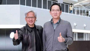 Lee Jae-yong, Euisun Chung, and Lee Hae-jin Meet Nvidia CEO Jensen Huang at Nvidia Headquarters
