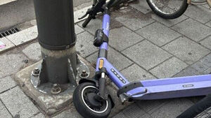Electric Scooter Speeds from Opposite Direction, Crashes into Pedestrian on Shared Path