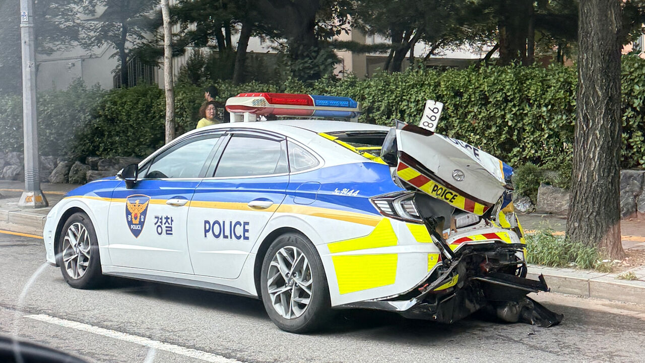 Vehicle Collision Near Nowon Station
